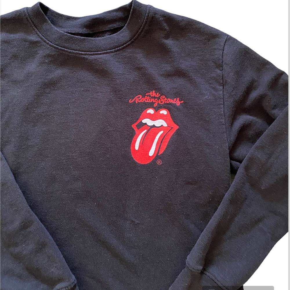 The Rolling Stones Women’s XS Slightly Cropped Sweatshirt
